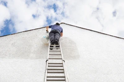 Peinture extérieure à la Gonfrière — façades et ravalement